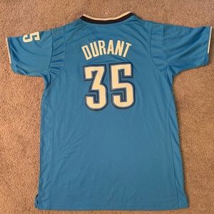 Kevin Durant OKC Adidas Swingman Sleeve Jersey(XL)